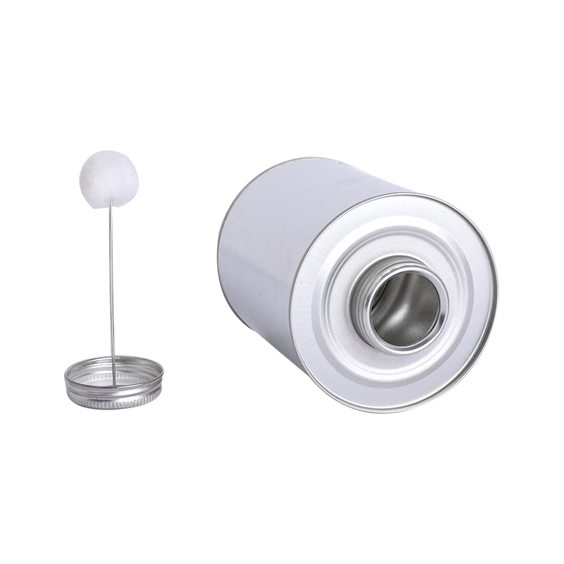 59ml-947ml PVC/CPVC Cement Screw top/Monotop/Unitop Round Tin Can With Dauber Ball Cap