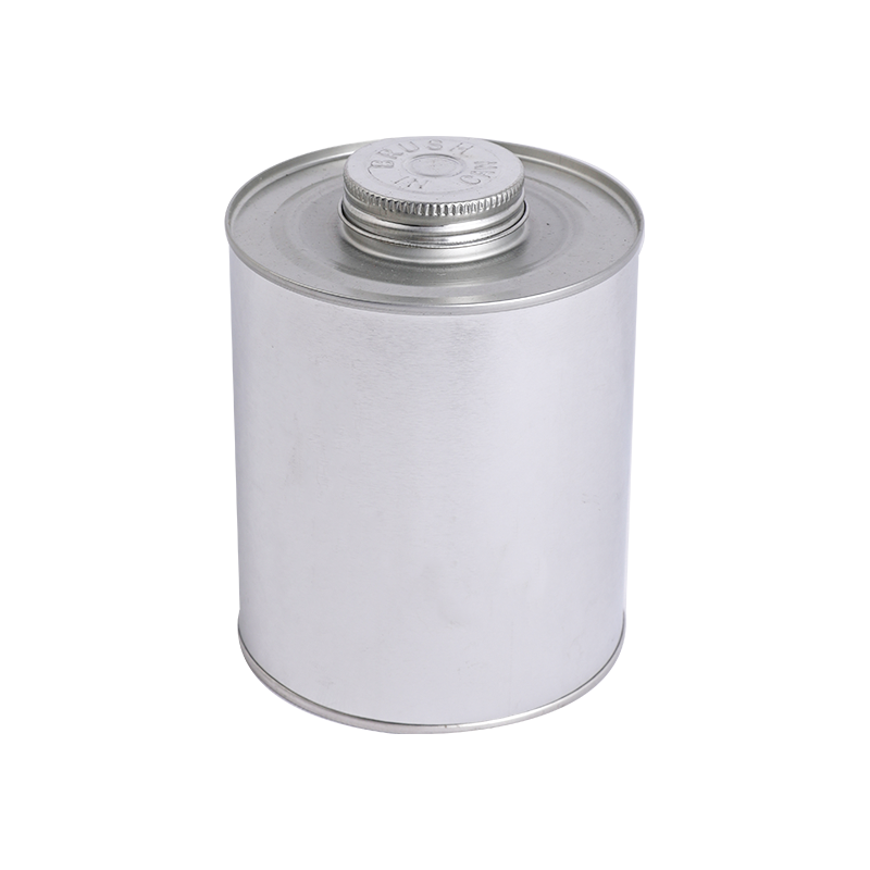 59ml-947ml PVC/CPVC Cement Screw top/Monotop/Unitop Round Tin Can With Dauber Ball Cap