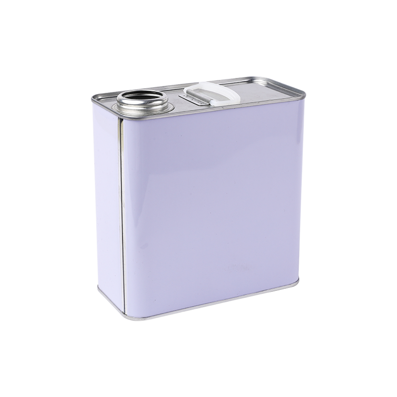 1L-5L Square Tin Can With Squeeze Cap For Chemical Oil Packaging