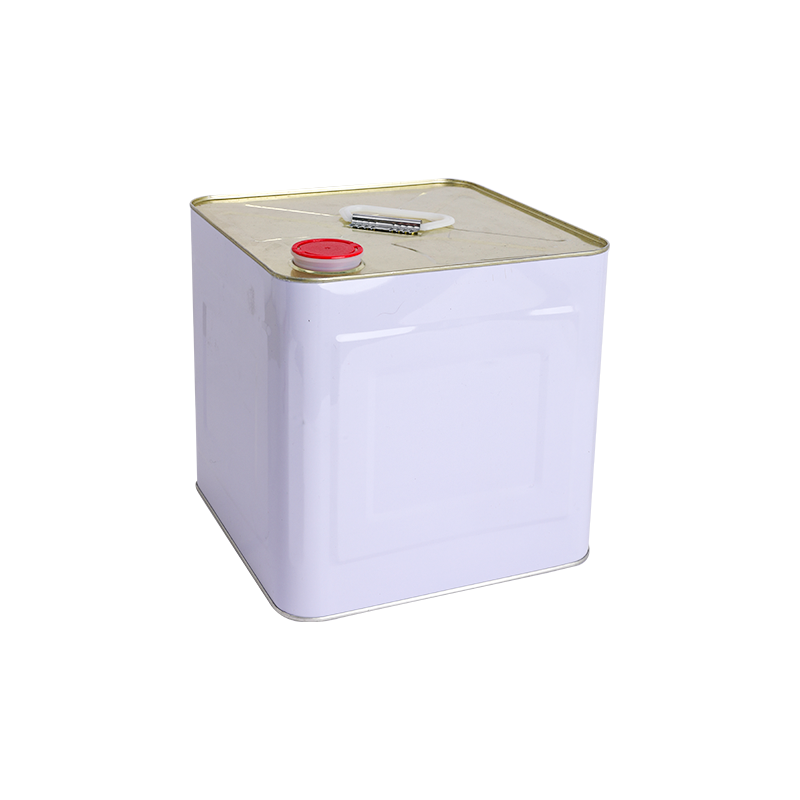 10L Square Bucket With Plastic Lid For Paint And Glue Packaging