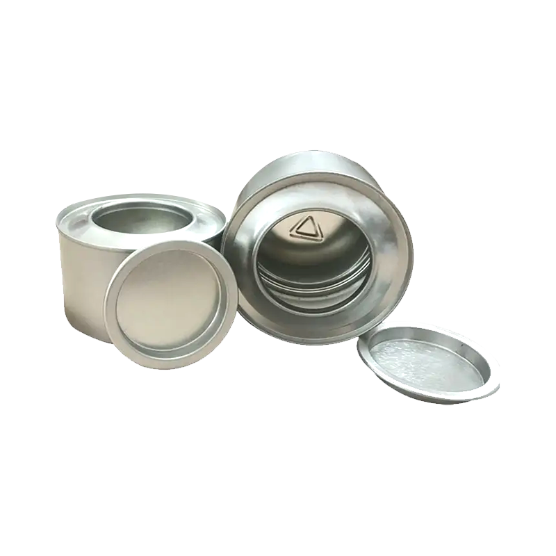 Metal Fuel Liquid And Solid Alcohol Tin Can With Lid